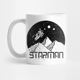 Astronaut Starman Mountains Mug